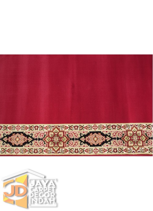 Karpet Sajadah Asma Red 1035R Motif Polos 120x600, 120x1200, 120x1800, 120x2400, 120x3000